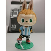 Labubu The Monsters Argentina Soccer Football Team Series Lionel Messi Kick Off
